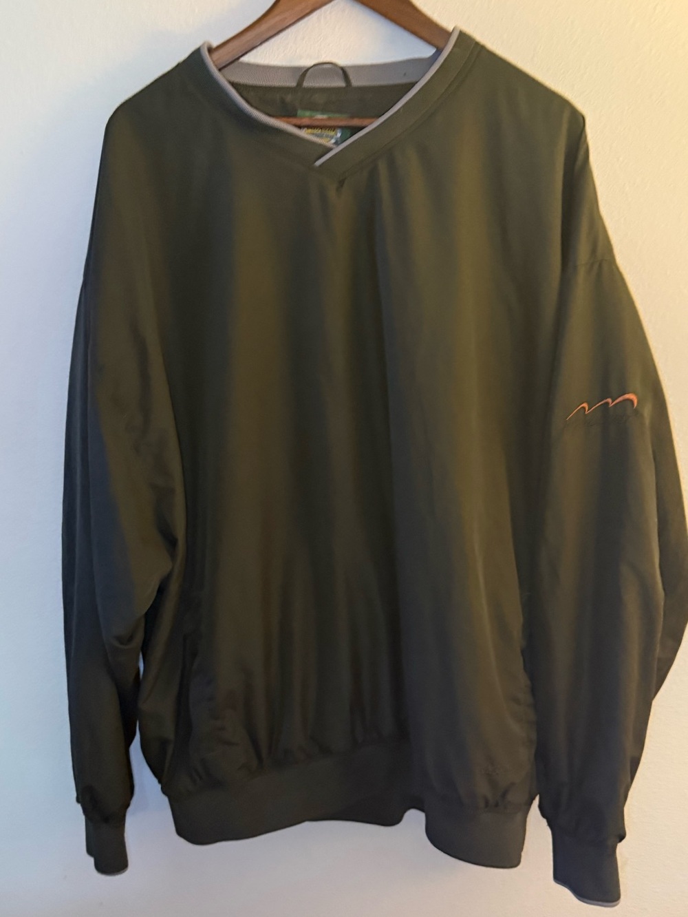 Cabela's Olive Green Windbreaker Pullover